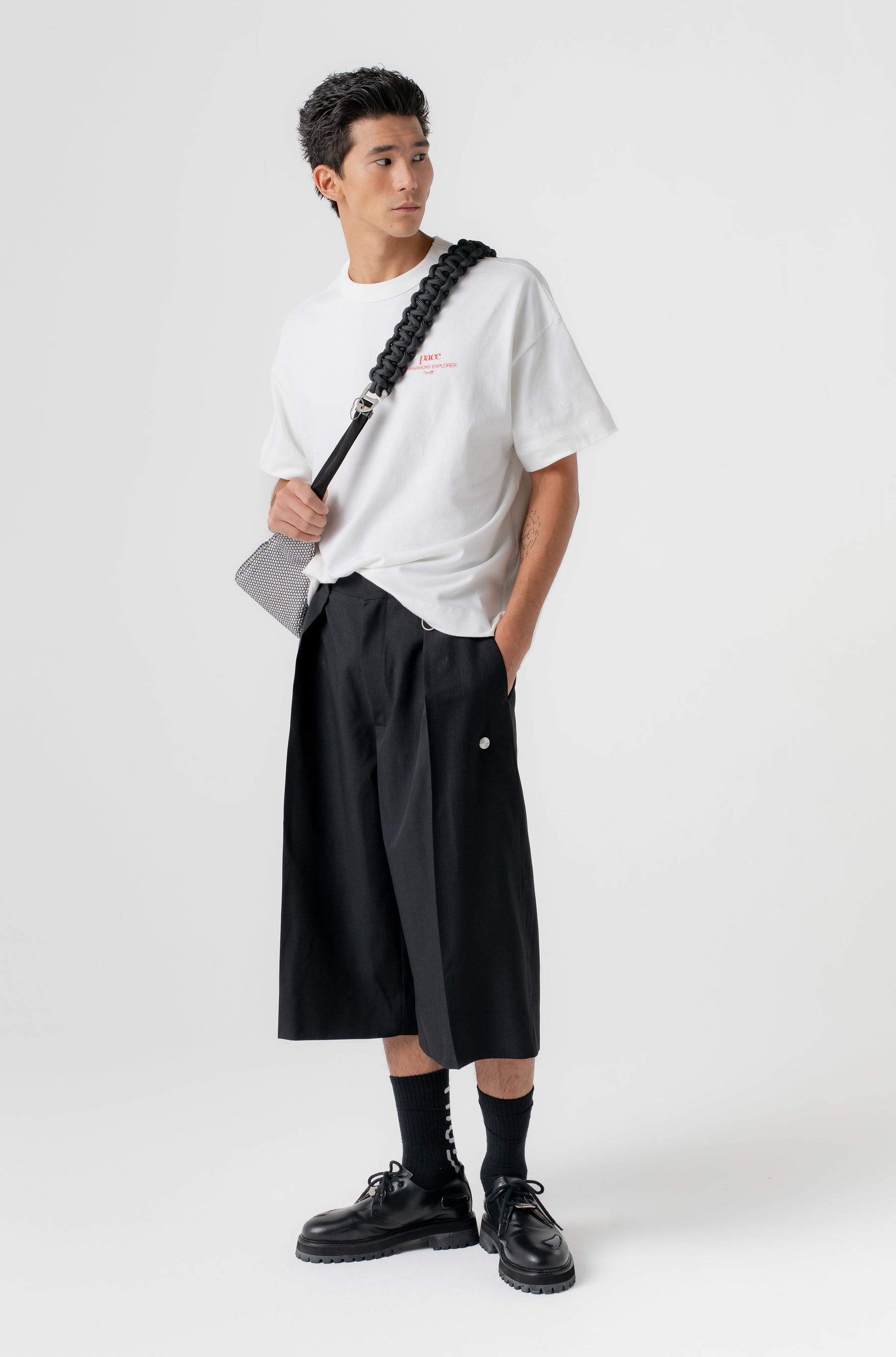 SUSTENIDO & BEMOL OVERSIZED TEE OFF WHITE