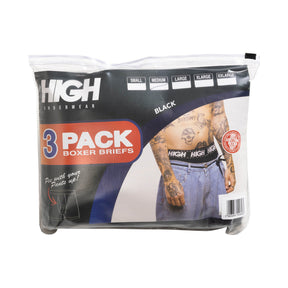 Cueca BOXER SHORTS HIGH BLACK