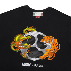 CAMISETA COLLAB HIGH COMPANY X PACE TEE TOMOE BLACK