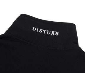 Moletom Disturb Classic Quarter Zip Sweatshirt in Black