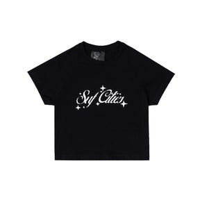 BABY TEE “SUF CITIES” BLACK