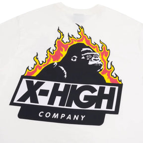 CAMISETA HIGH COMPANY X XLARGE LOGO OFF-WHITE