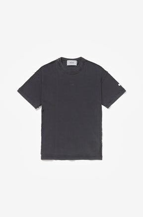 PATTERN T-SHIRT STONE WASHED BLACK