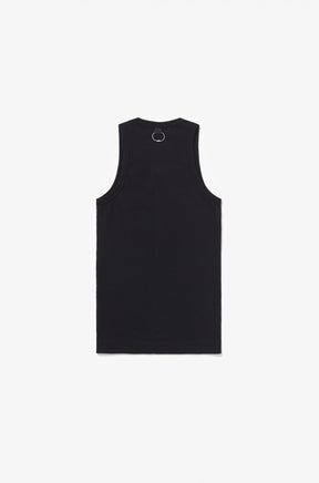 TANK TOP WAFFLE KNIT BLACK