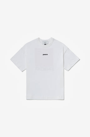 CHLADNI OVERSIZED TEE OFF WHITE