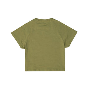 BABY TEE “SUF CITIES” MILITARY GREEN